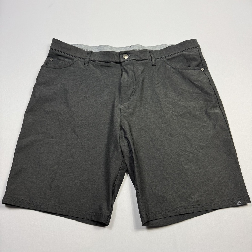 Adidas‎ Shorts Mens 38 Gray Golf Walking Stretch Athletic Casual Performance